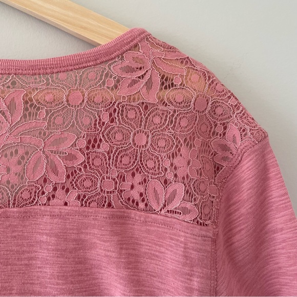 Pink Lace Tee - Picture 3 of 3